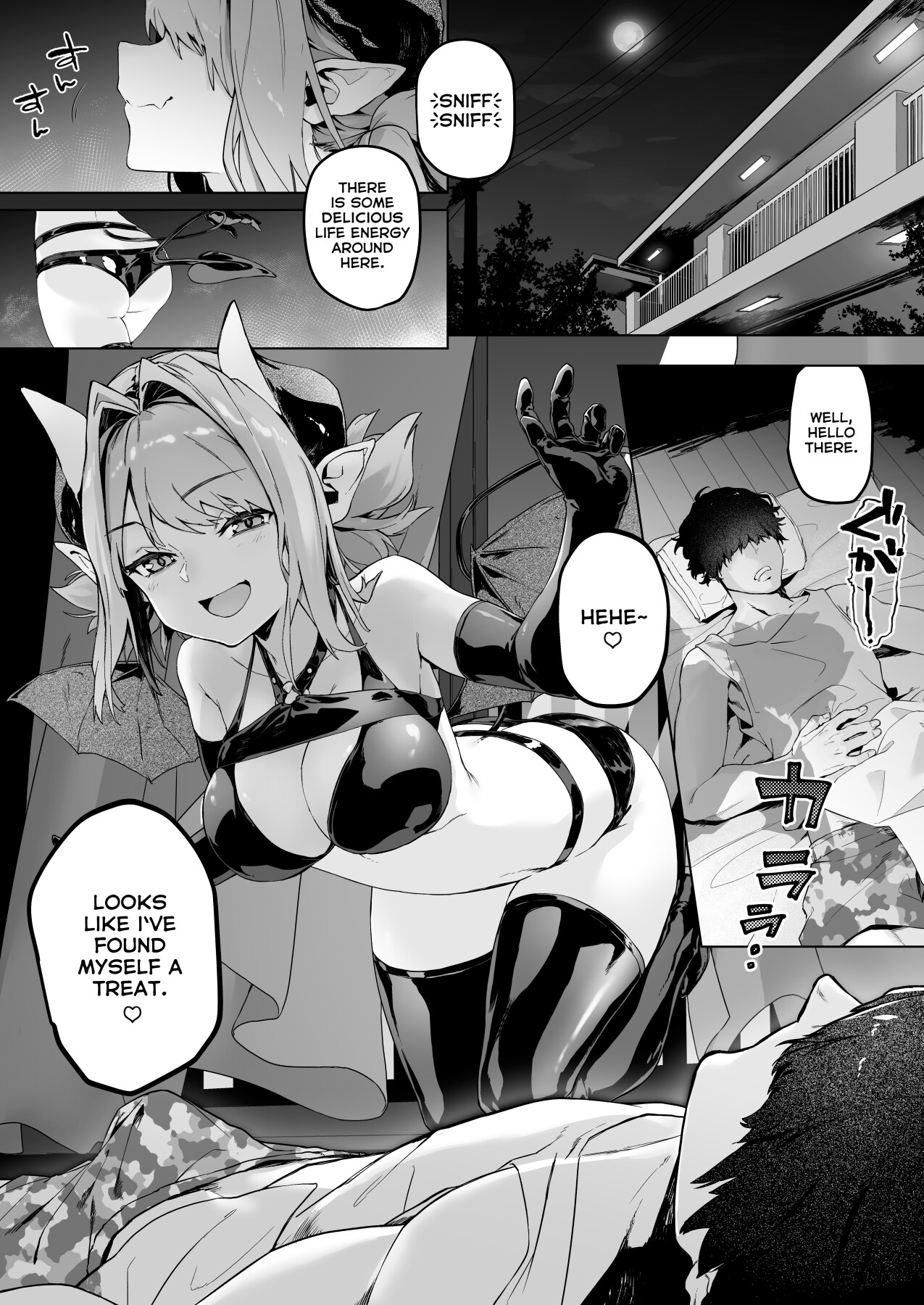 Hentai Manga Comic-Charming plan! - the succubus brat won't lose to a dick!(?)--Read-2